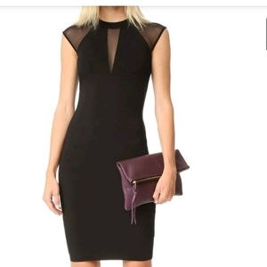 Bailey 44 Black Mesh mini dress